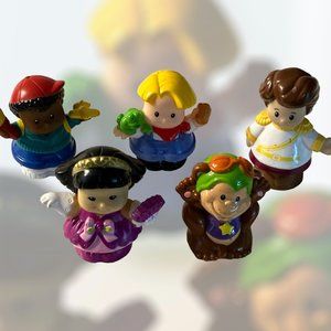 Fisher Price Little People Figures Lot of 5 1998, 2002/03 & 2013 some blemishes